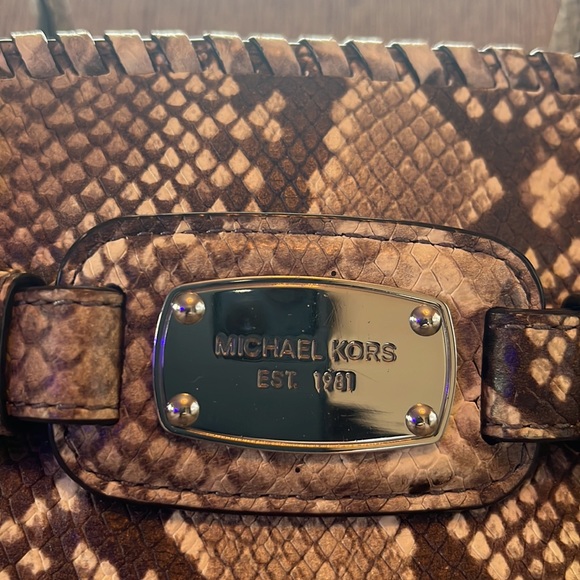 Michael Kors Snakeskin Purse - Picture 2 of 10